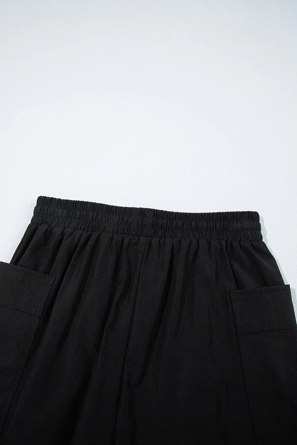 Cargo Pocket Elastic Waist Active Casual Skort