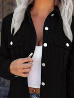 Corduroy Button-Down Jacket