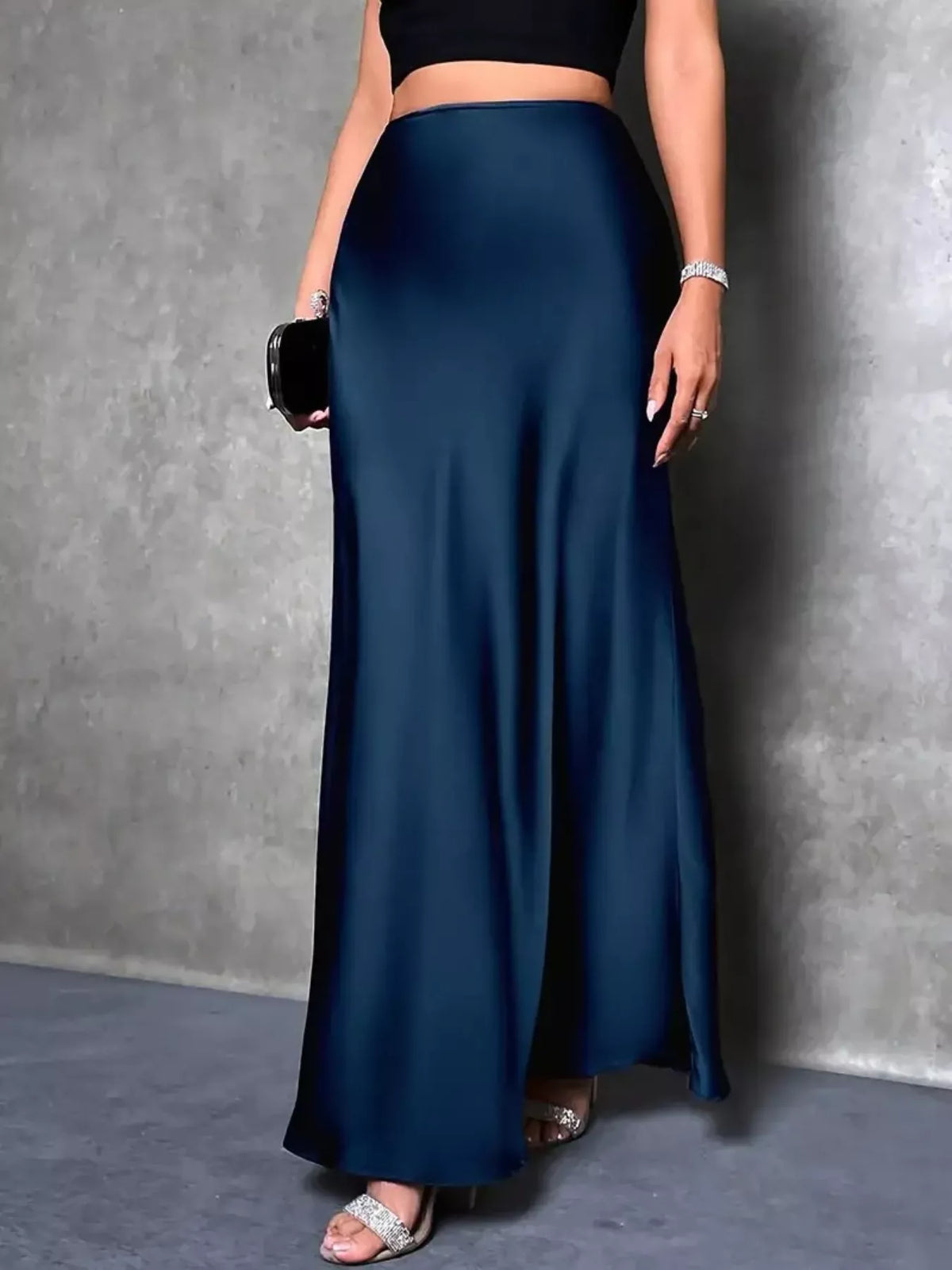 Satin Maxi Skirt