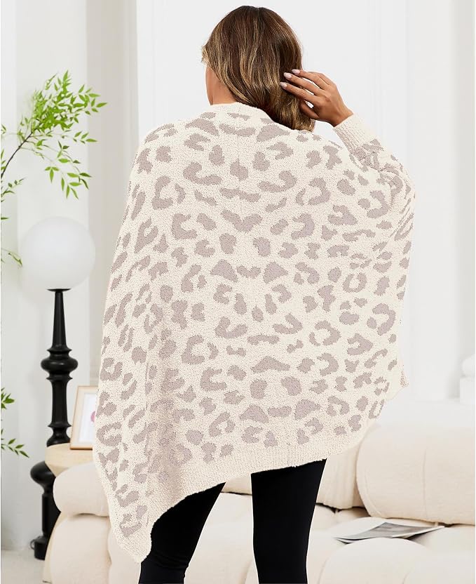 Women's Sherpa Wearable Blanket Poncho