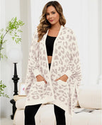 Women's Sherpa Wearable Blanket Poncho