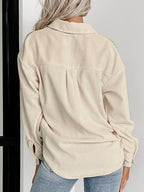 Houndstooth Button-Down Jacket