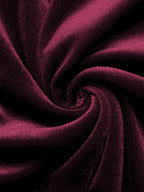 Side Tied Velvet Skirt