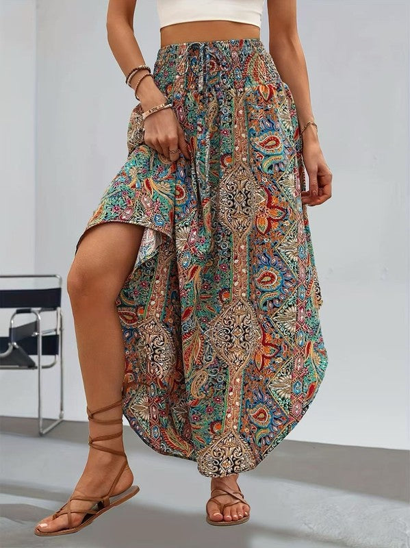Paisley Maxi Skirt