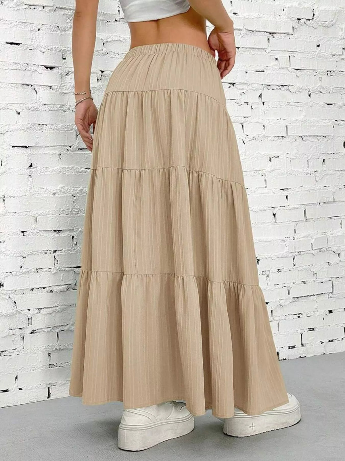 Flowy Tiered Maxi Skirt