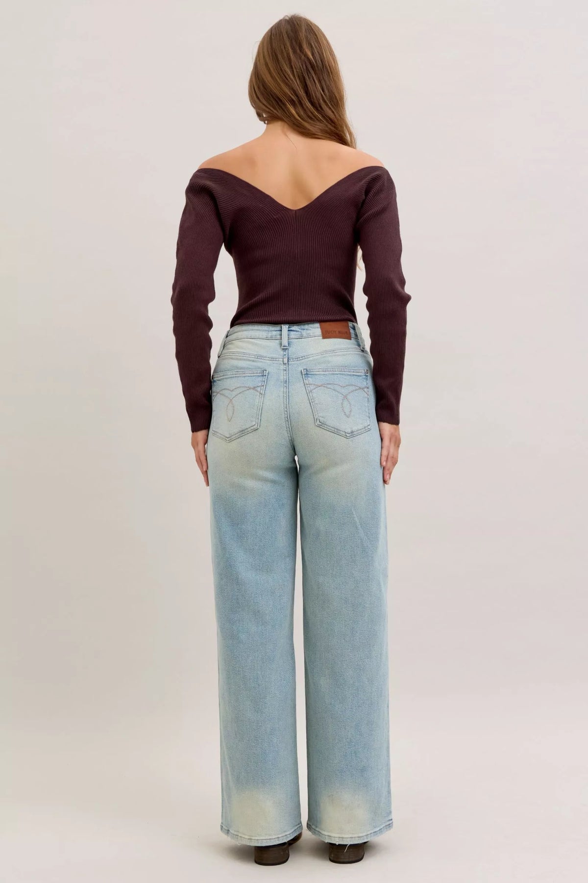 Judy Blue High Waist Column Straight Jeans
