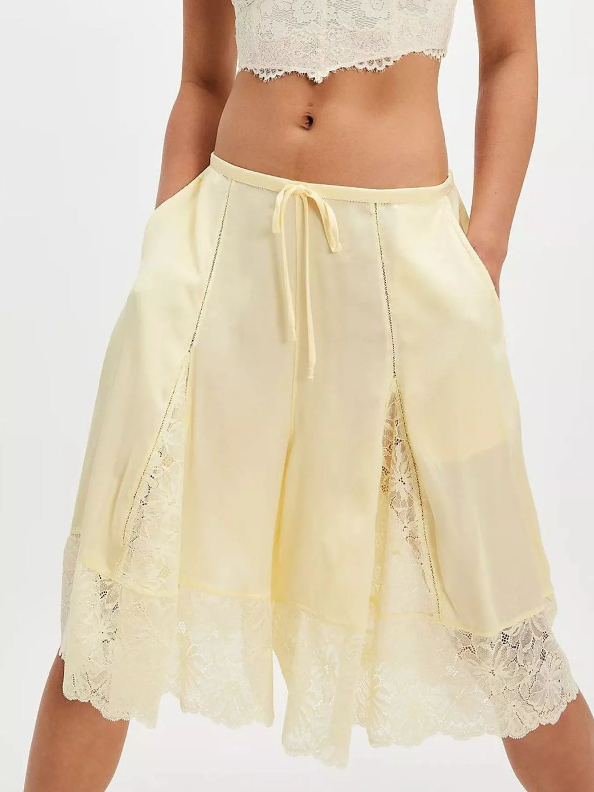 Lace Detail Shorts
