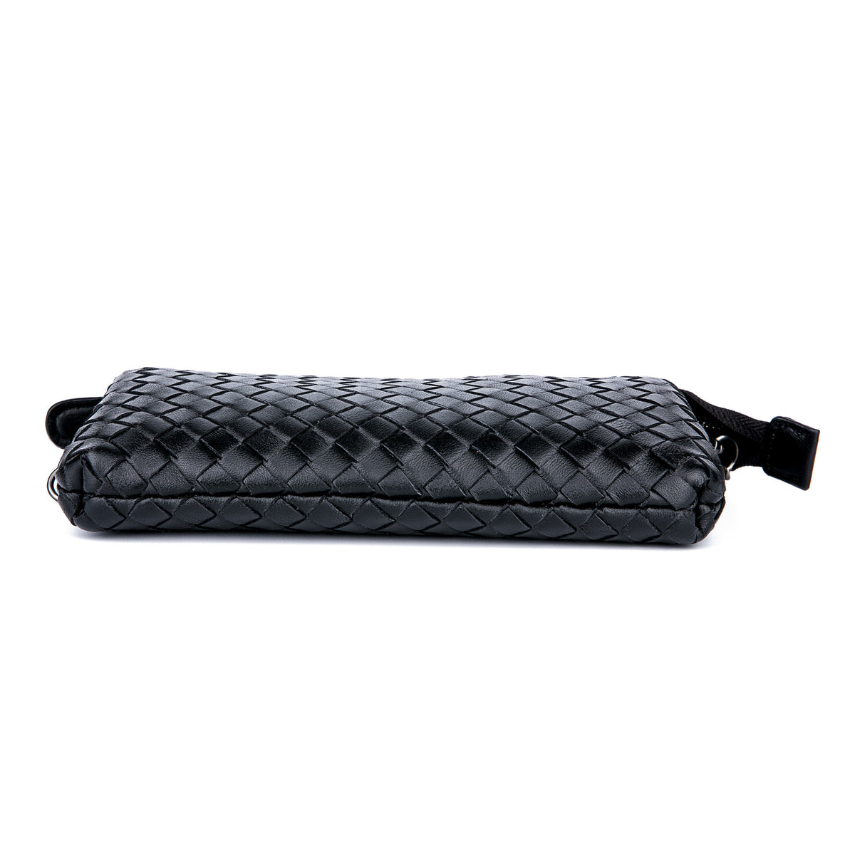 Genuine Leather Woven Clutch Shoulder Bag