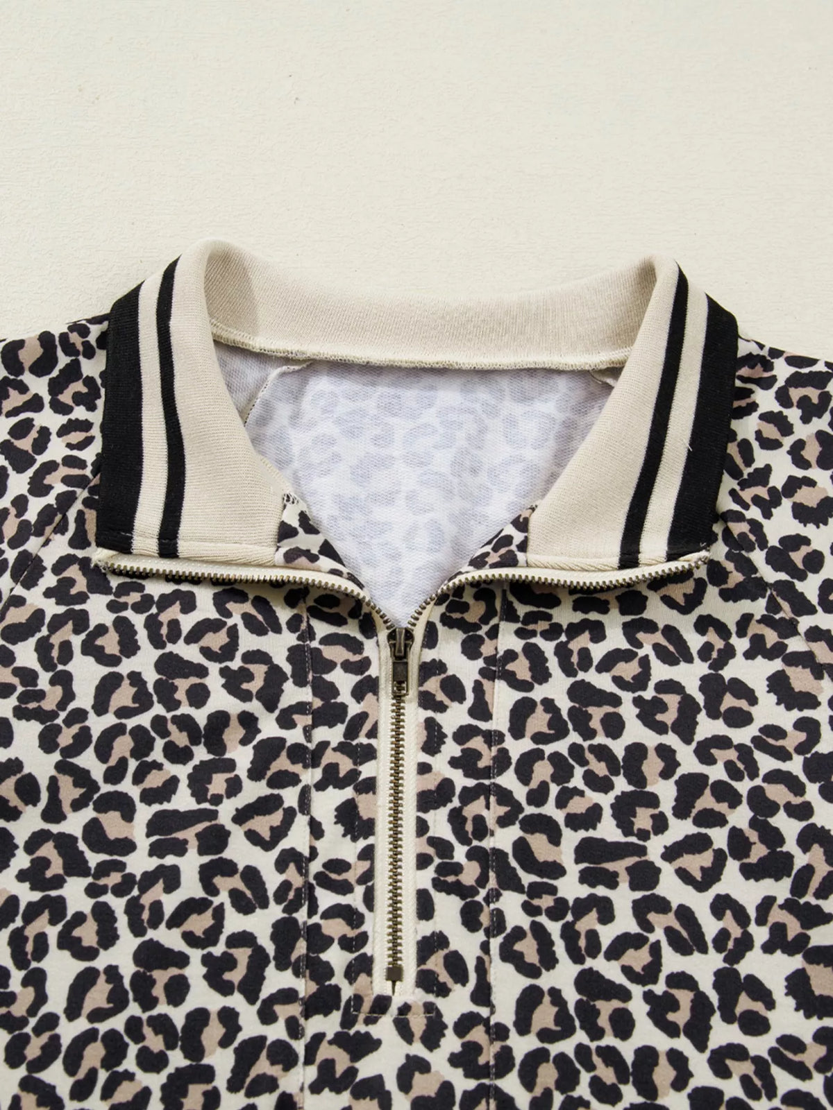 Leopard Print Zip-Up Mini Dress