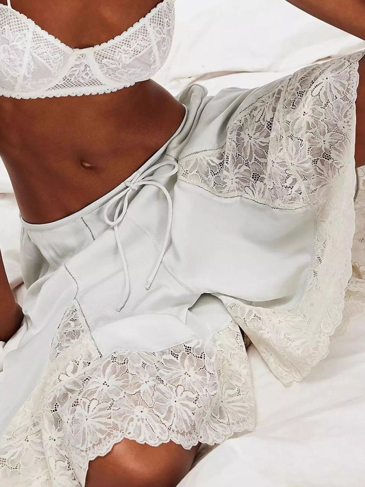 Lace Detail Shorts