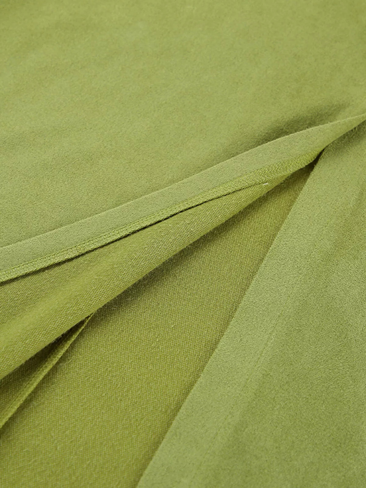 Solid Color Midi Skirt