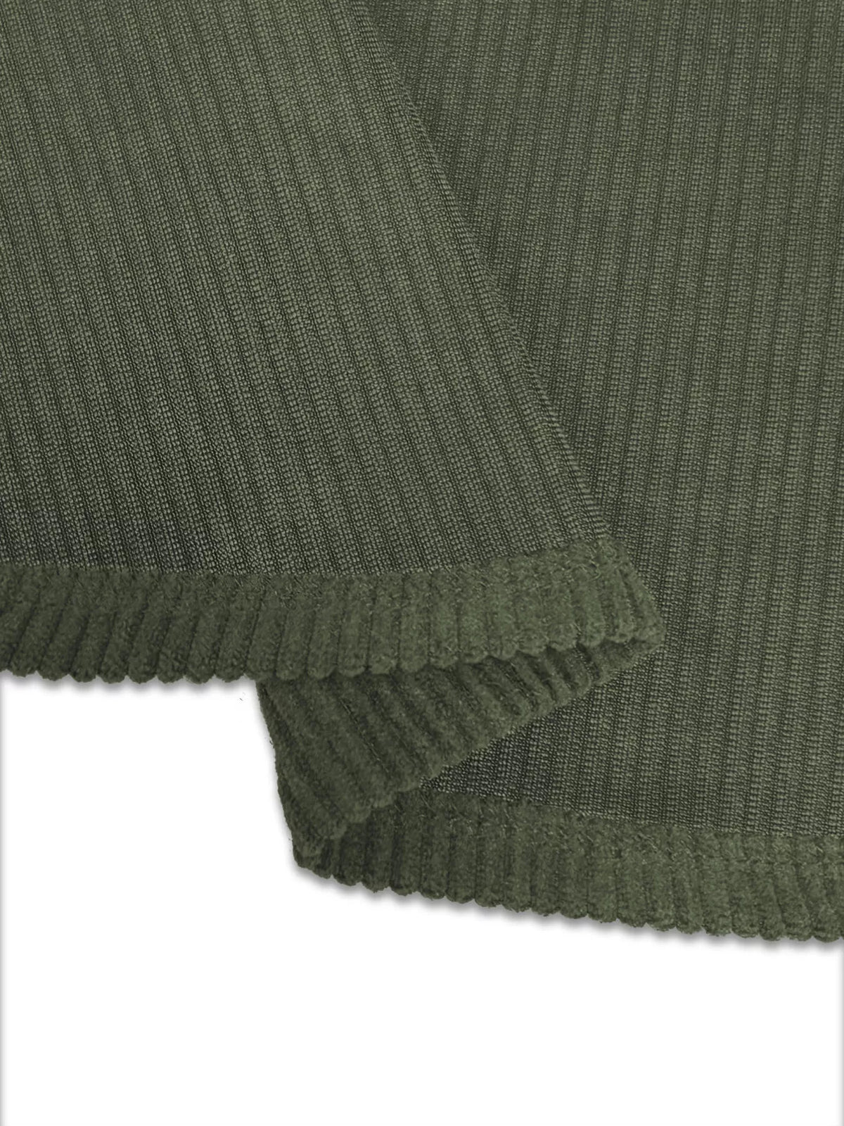 Hooded Corduroy Button-Down Jacket
