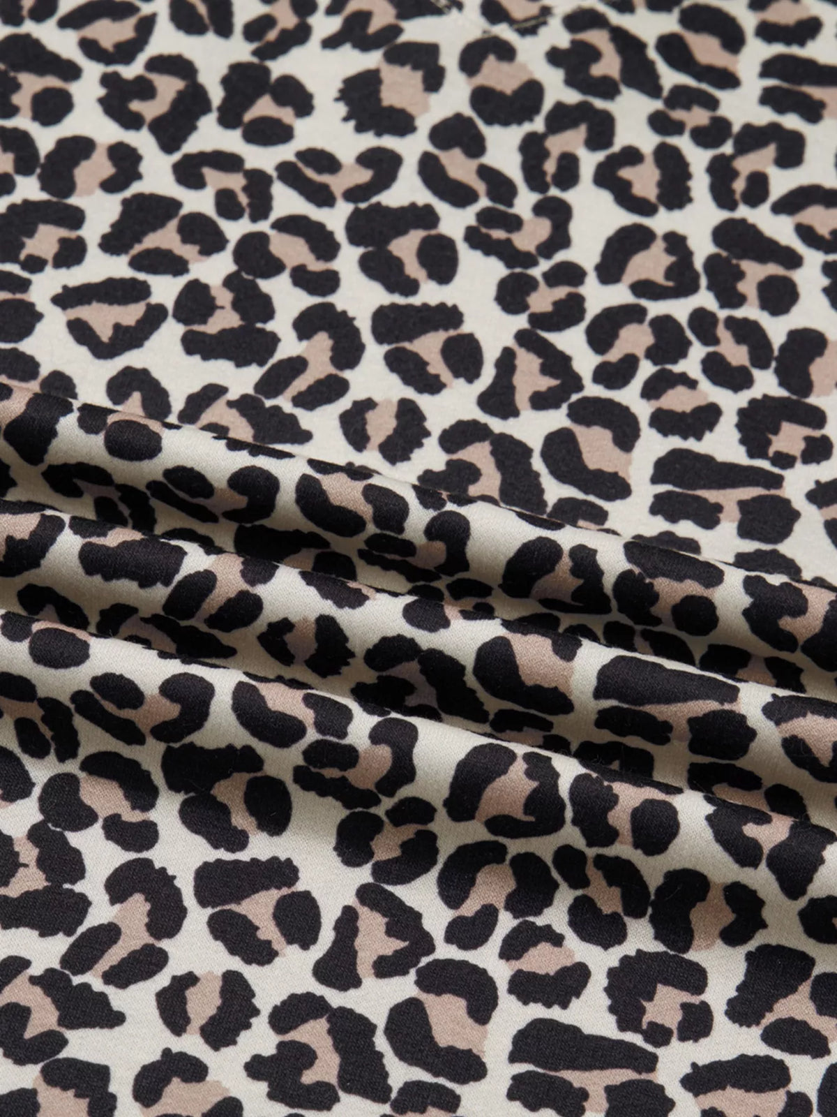 Leopard Print Zip-Up Mini Dress