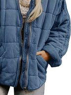 Quilted Zip Up Outerwear