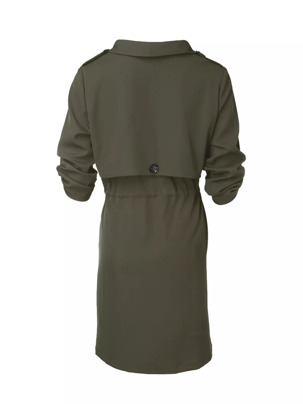 Drape Collar Lightweight Trench Coat