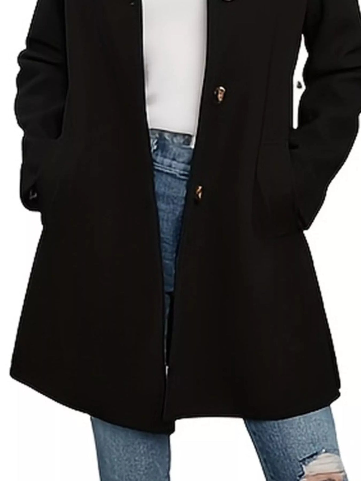 Button-Down Long Sleeve Outerwear