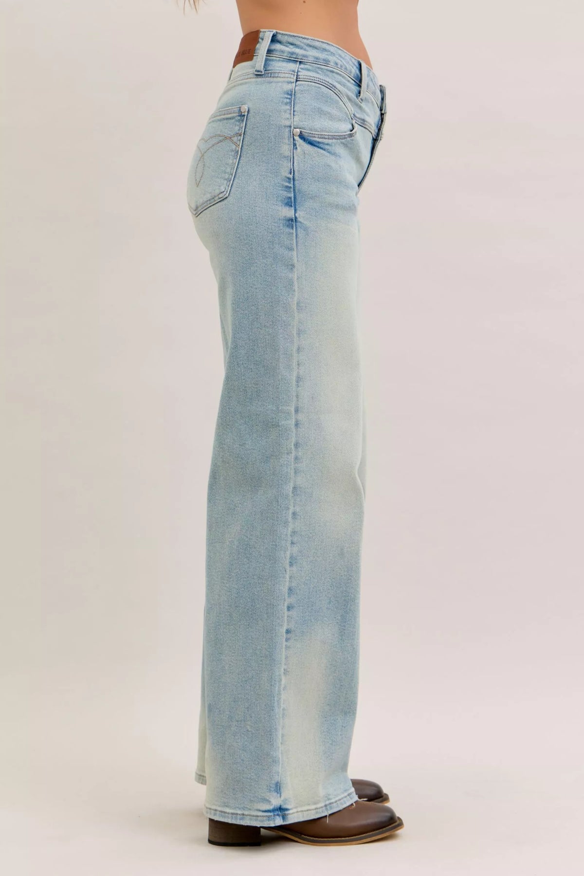 Judy Blue High Waist Column Straight Jeans