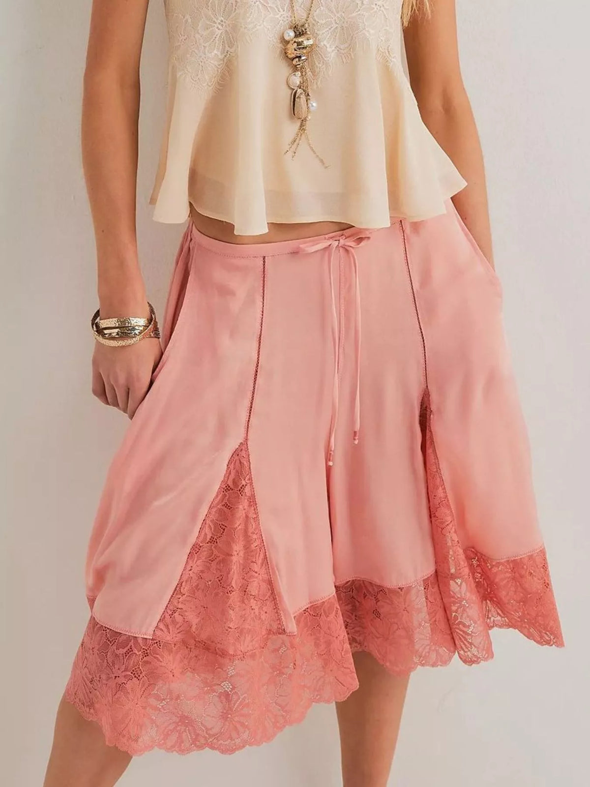 Lace Detail Shorts
