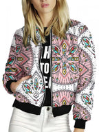 Zip Up Printed Jacket