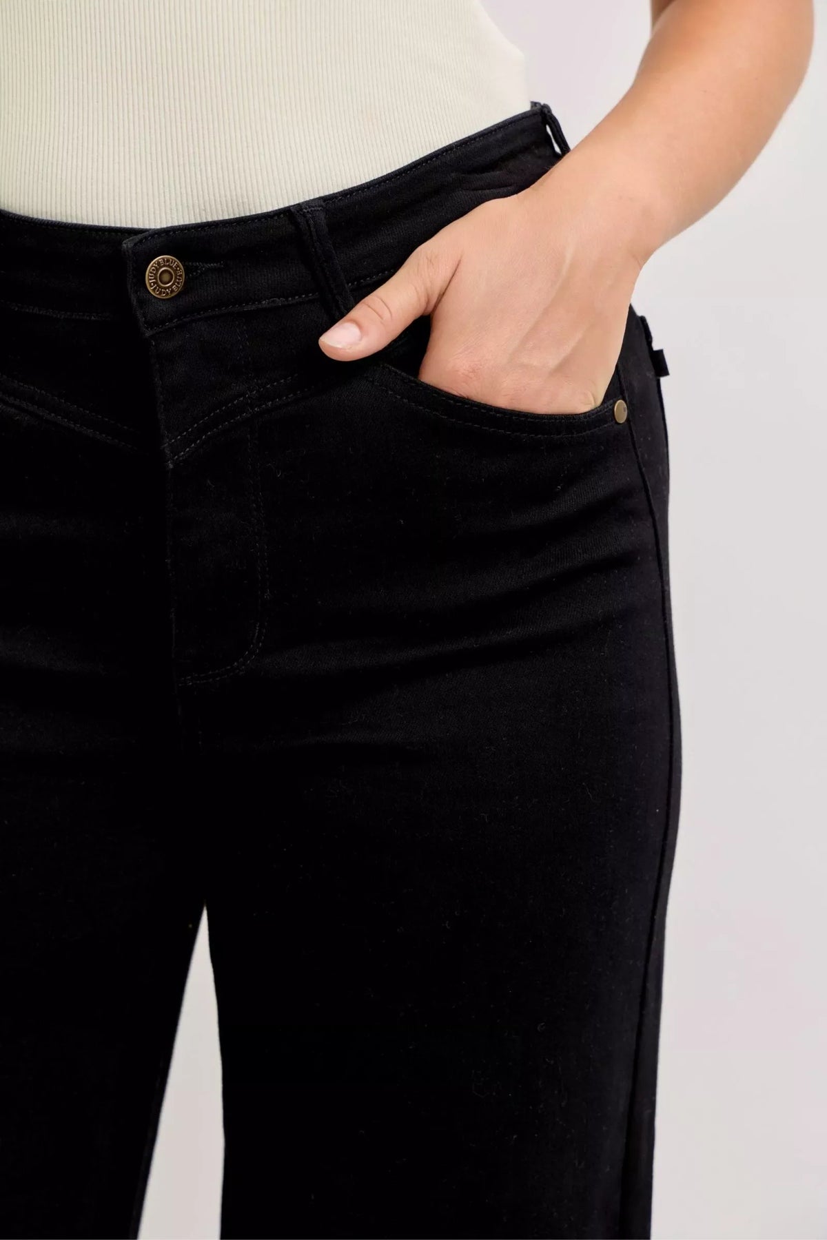 Judy Blue High-Waisted Wide Leg Jeans