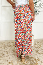 Be Home Soon Floral Maxi Skirt