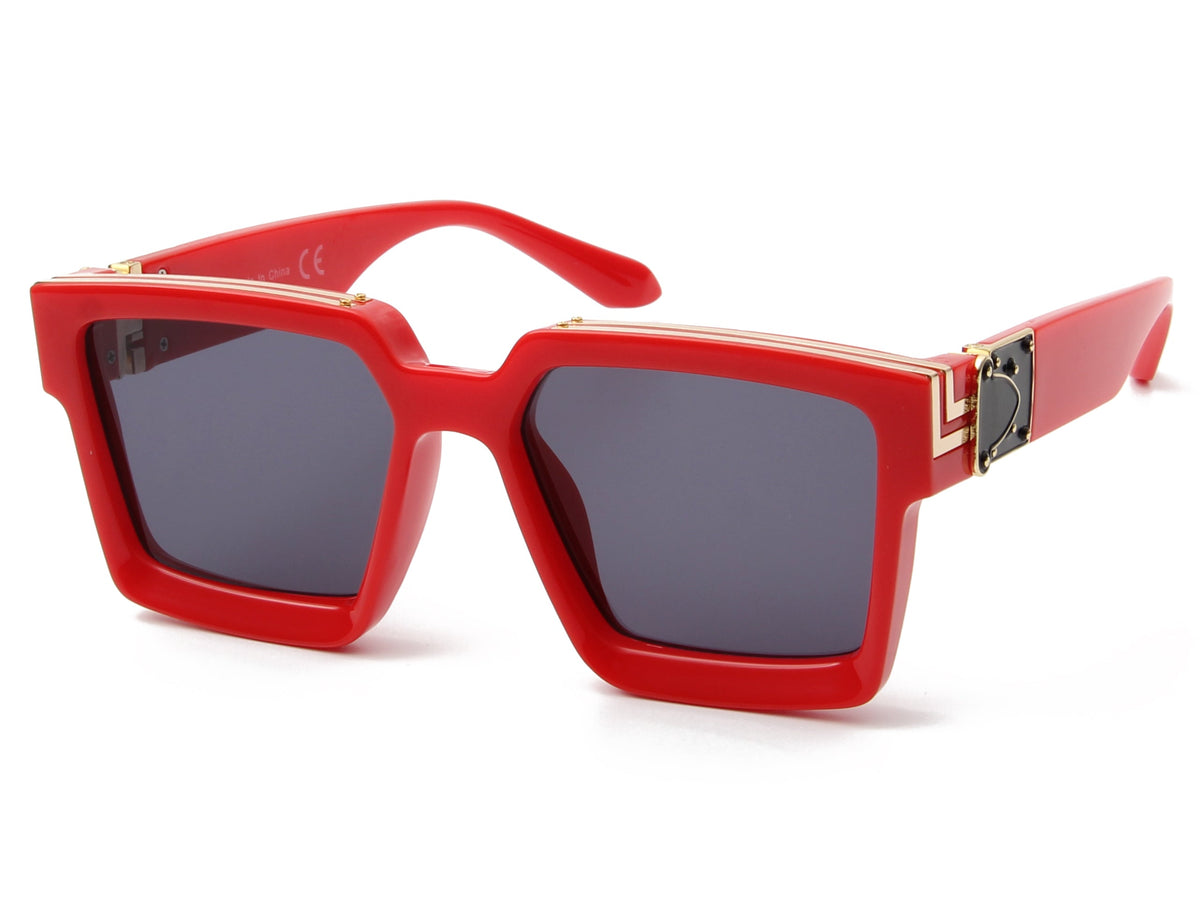 Evanston | Classic Retro Vintage Square Fashion Sunglasses