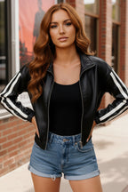 Street Stride Pleather Jacket