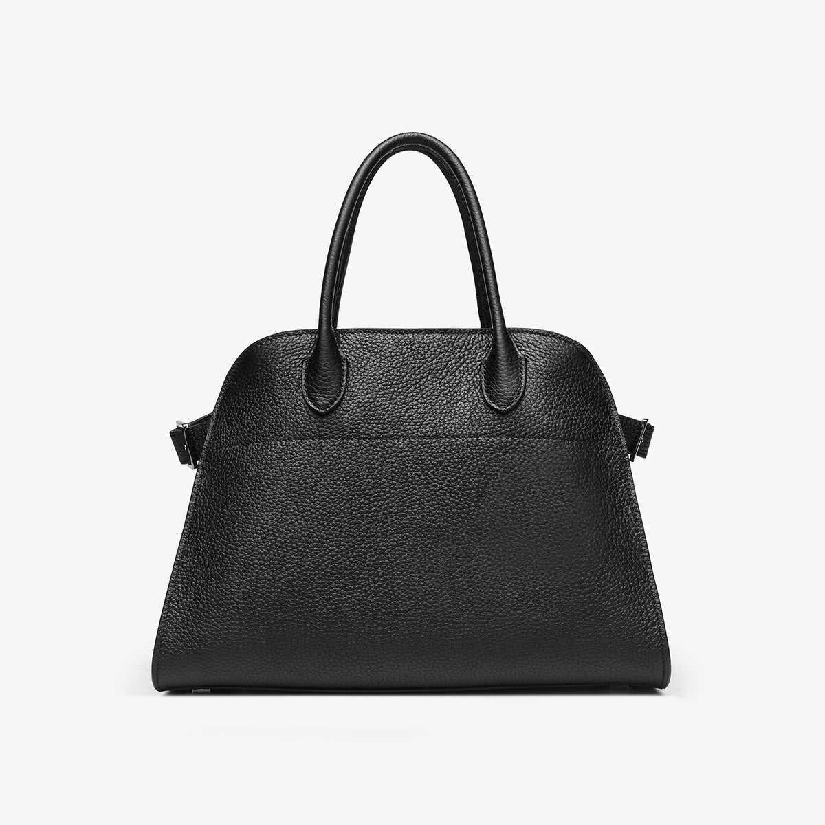Pebbled Leather Shell Handbag Shoulder Crossbody