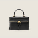 Canvas Leather Mini Box Lunch Bag