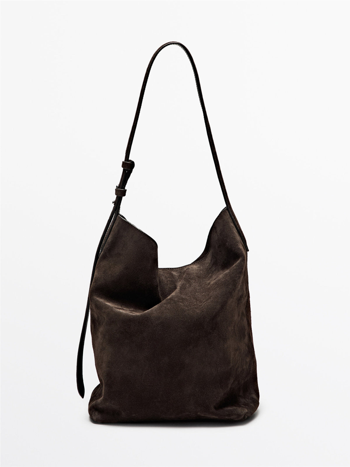 Women's Suede Slouchy Hobo Shoulder Bag