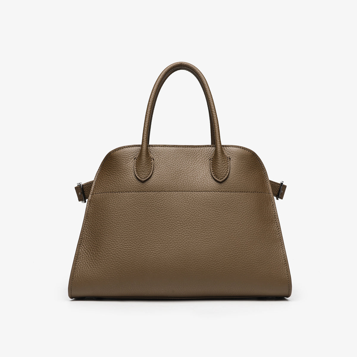 Pebbled Leather Shell Handbag Shoulder Crossbody