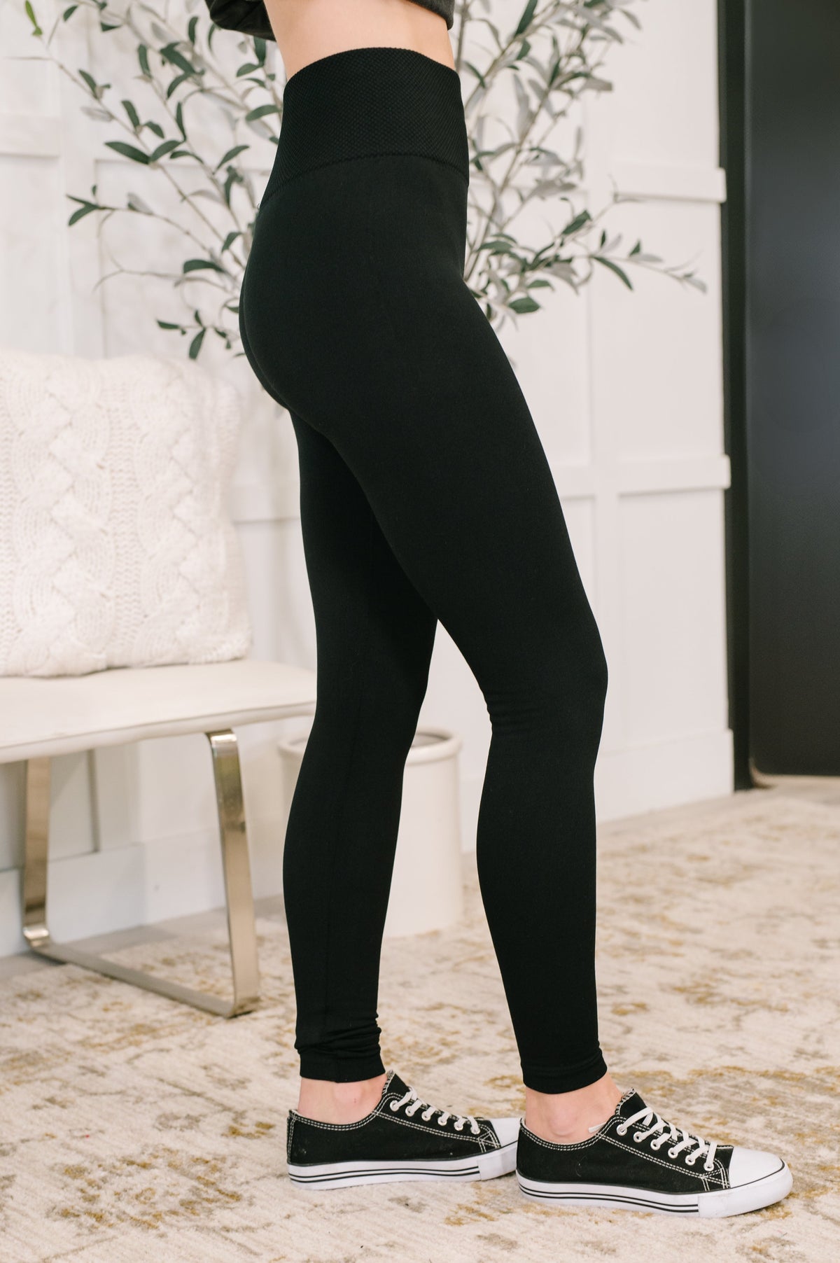 Sweet Steppin' High Waist Leggings in Black
