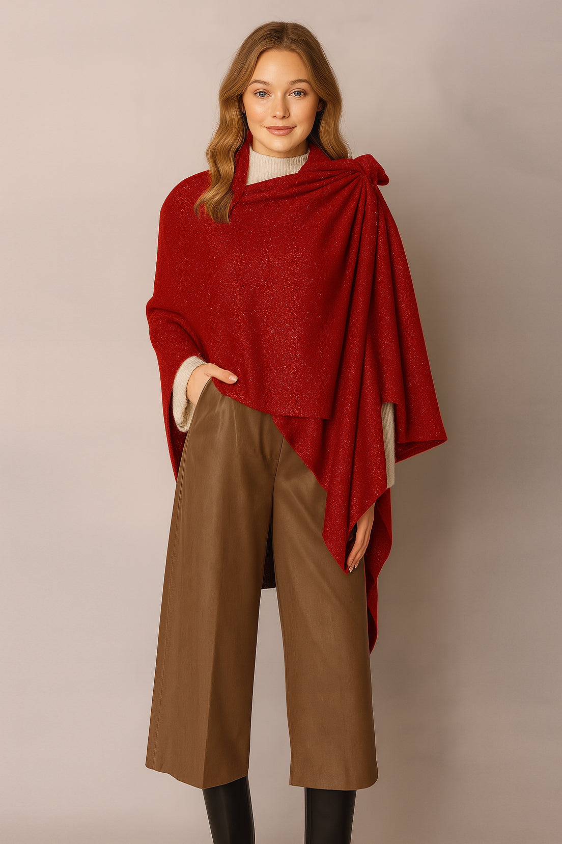 Lurex Ruana