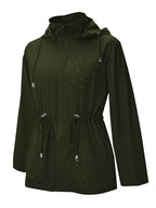 Zip Up Waterproof Hooded Outerwear