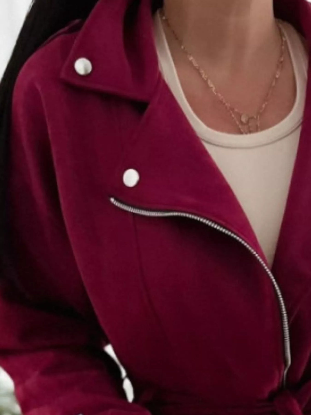 Zip Up Cropped Jacket