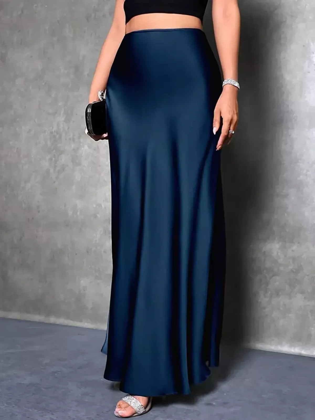 Satin Maxi Skirt