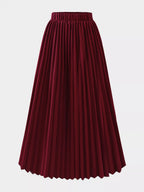 Pleated Midi Skirt