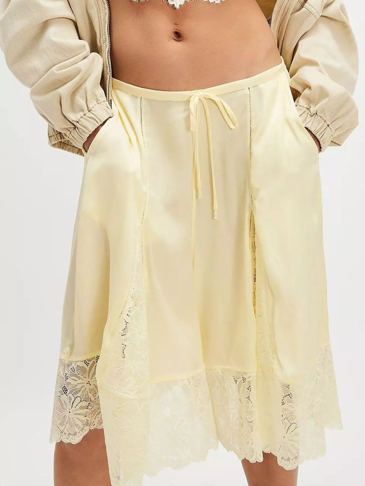 Lace Detail Shorts