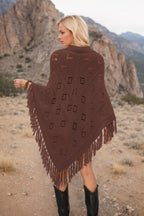 Tassel Hem Knit Cover Up