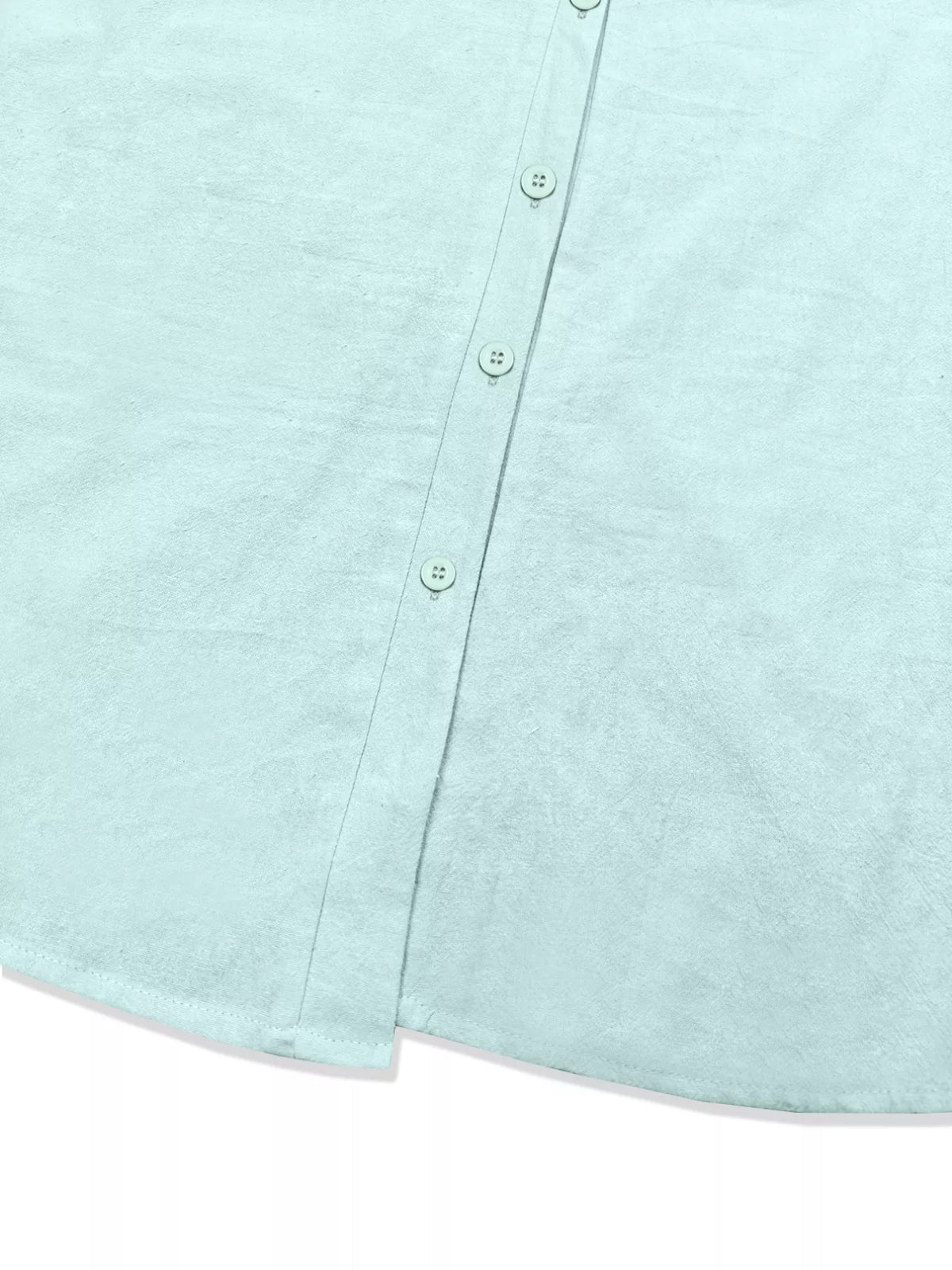 Plus Size Casual Button-Down Short Sleeve Dress